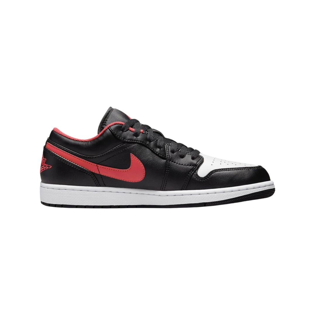 Air Jordan 1 Low White Toe Black Fire Red White