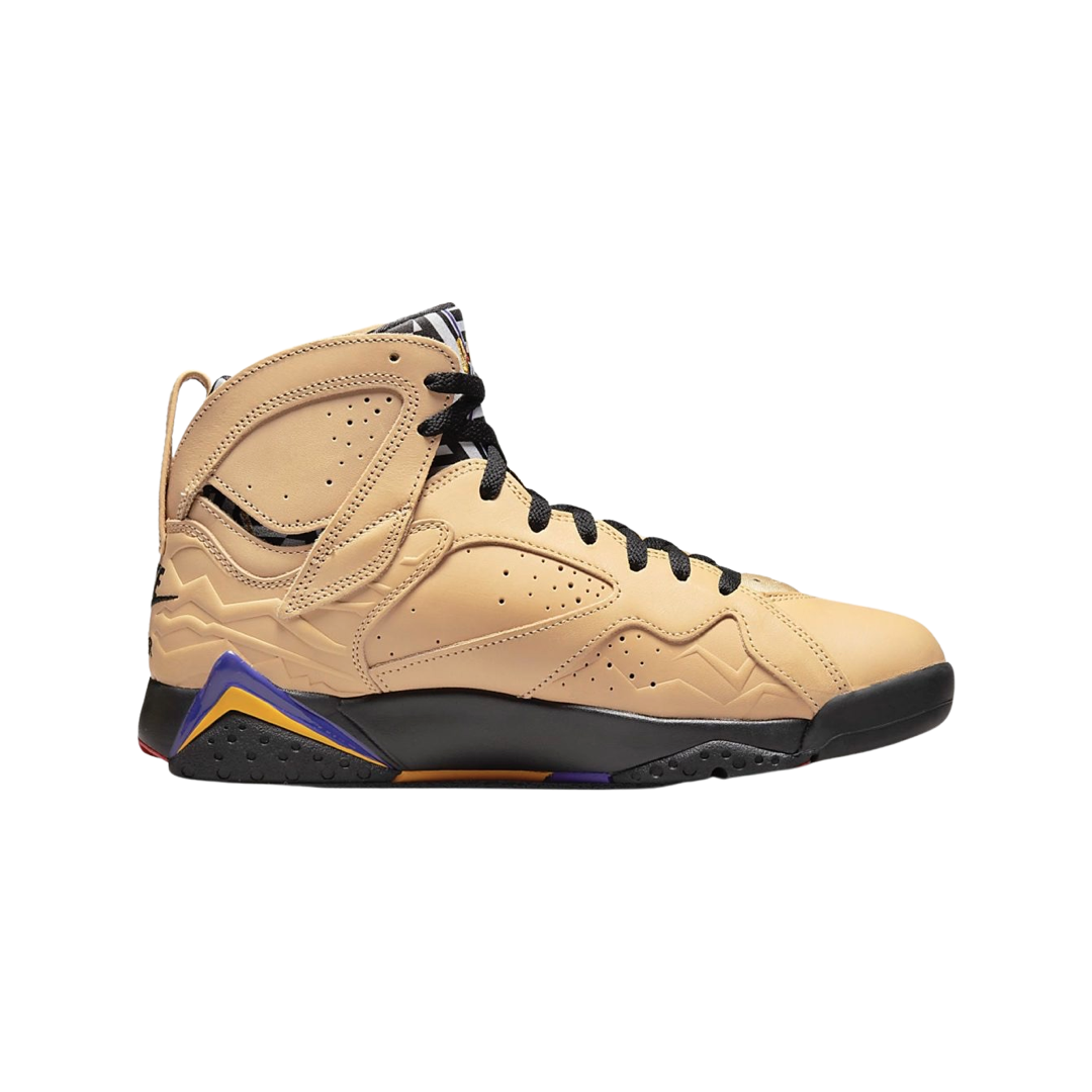 Air Jordan 7 Retro Vachetta Tan Shimmer Black Sapphire