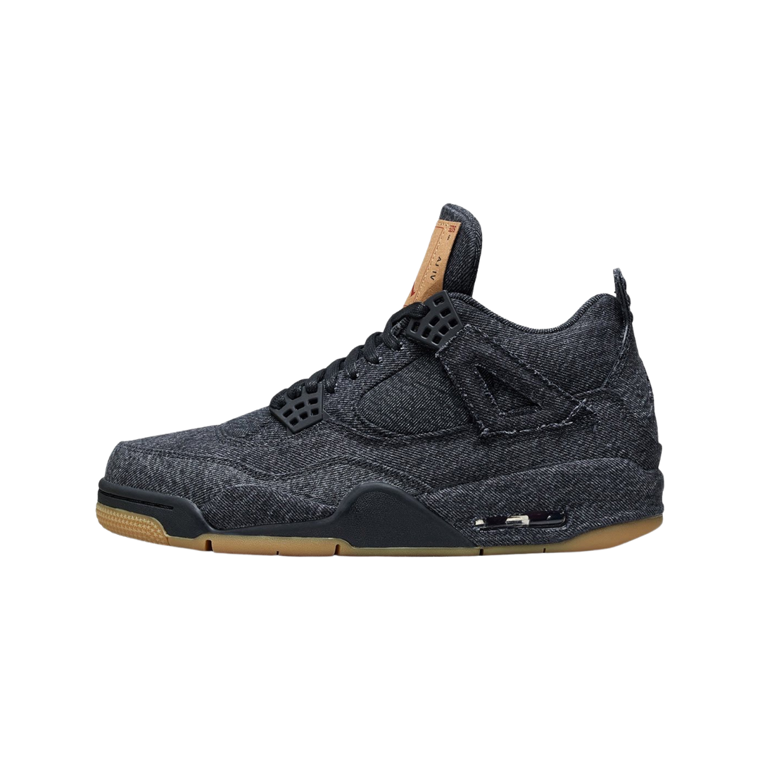 Air Jordan 4 Retro Levis Black Denim (Blank Tag)