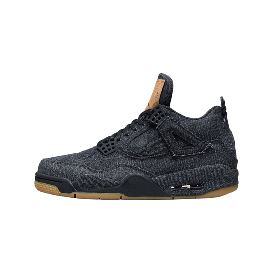 Air Jordan 4 Retro Levis Black Denim (Blank Tag)