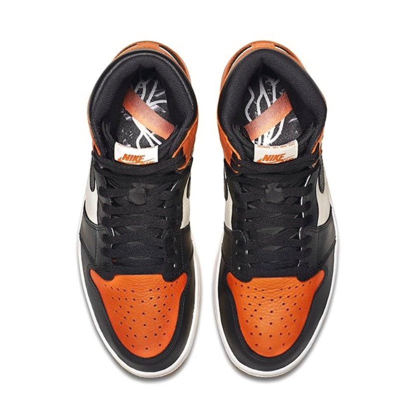 Air Jordan 1 Retro Shattered Backboard Black Starfish Sail