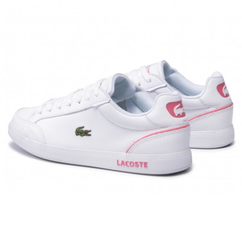 Women's Graduate 0121 White Pink by Lacoste