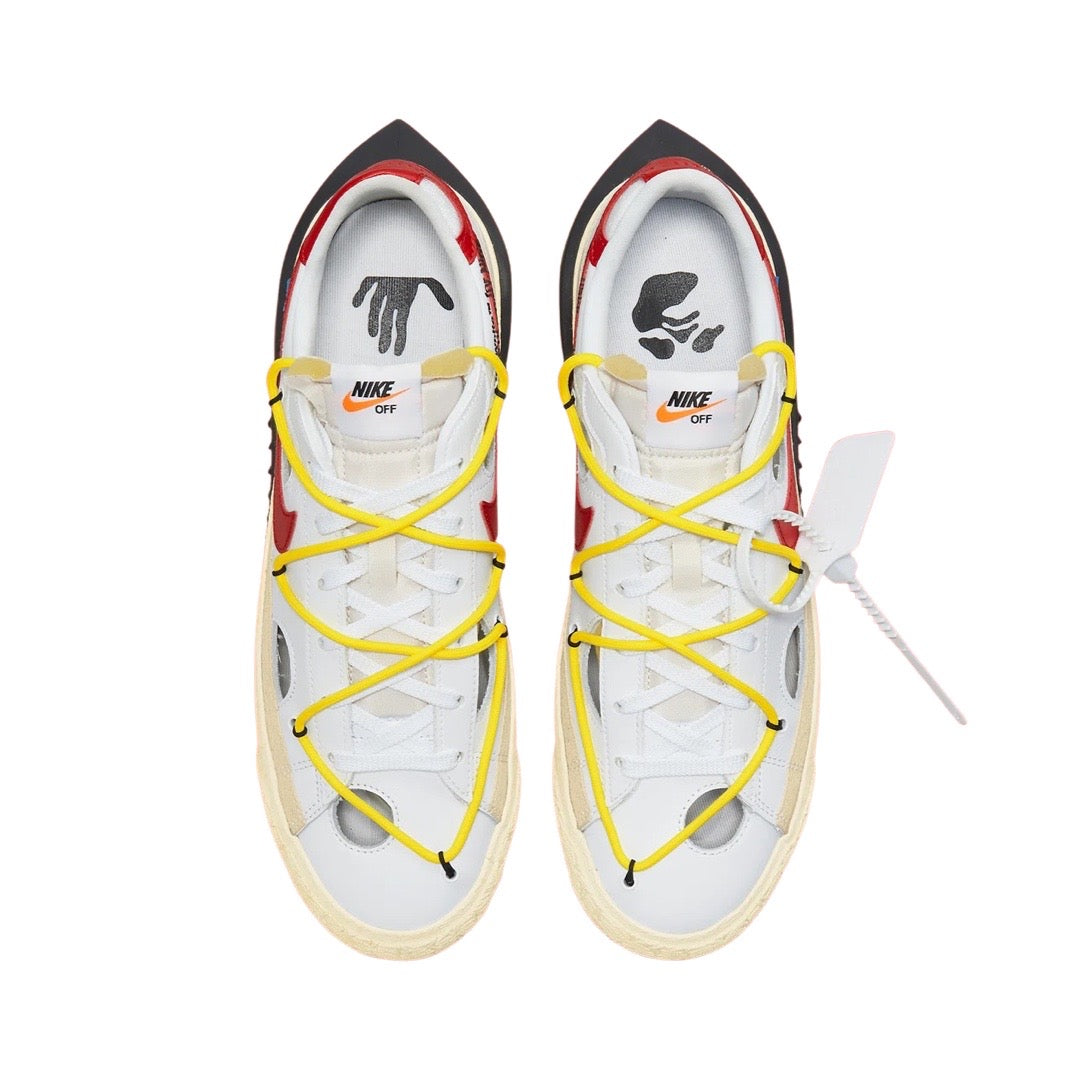 Off-White x Nike Blazer Low White University Red