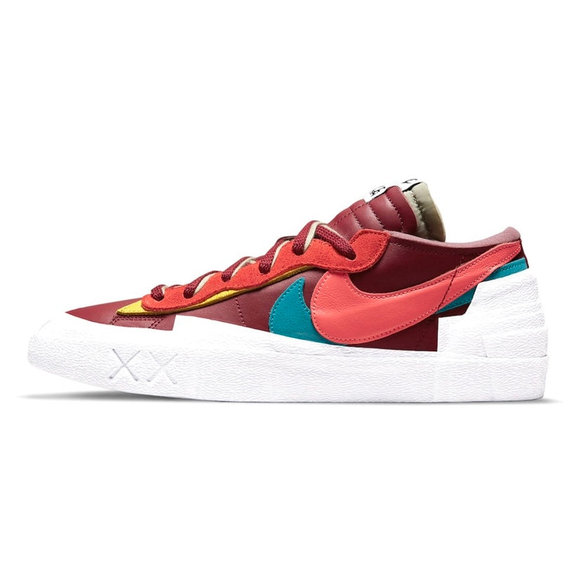 KAWS x Nike x Sacai Blazer Low Team Red Hot Lava White