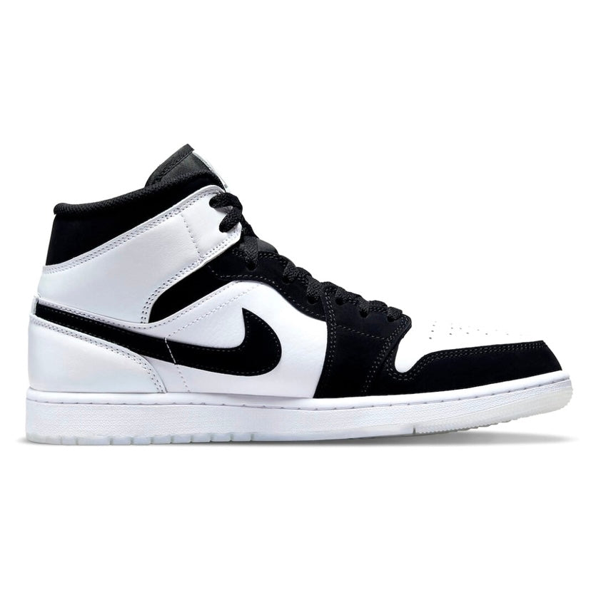 Air Jordan 1 Mid Diamond Black White