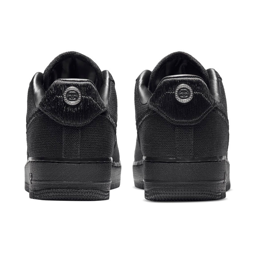 Air Force 1 Low x Stussy Black Black