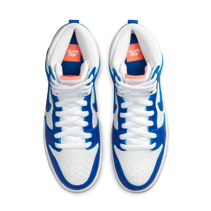 Nike SB Dunk High Pro ISO Orange Label Kentucky White Blue