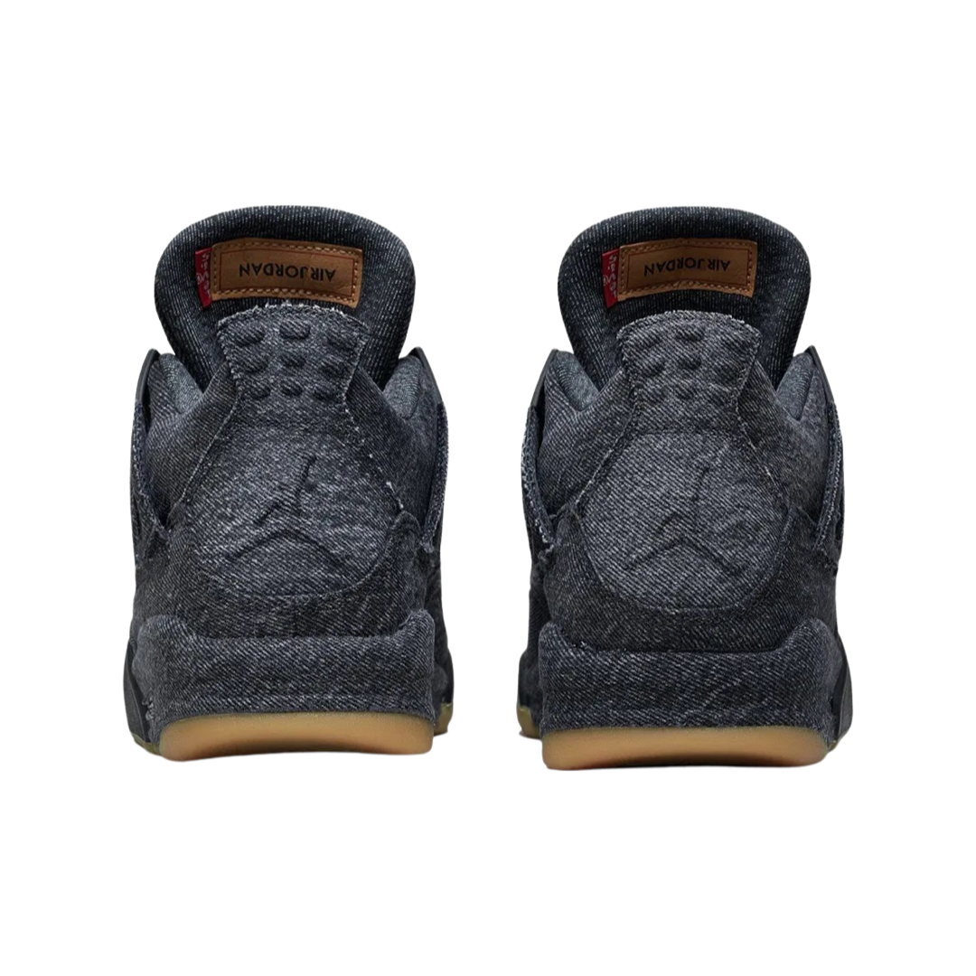 Air Jordan 4 Retro Levis Black Denim (Blank Tag)