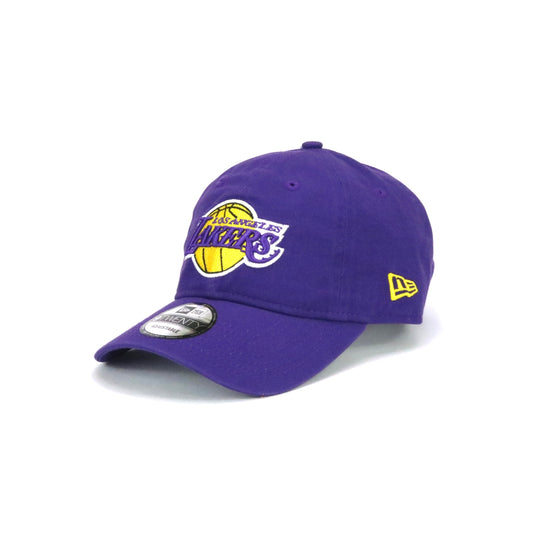 New Era 920 LA Lakers Team Colour Purple Gold Wash Cap for men