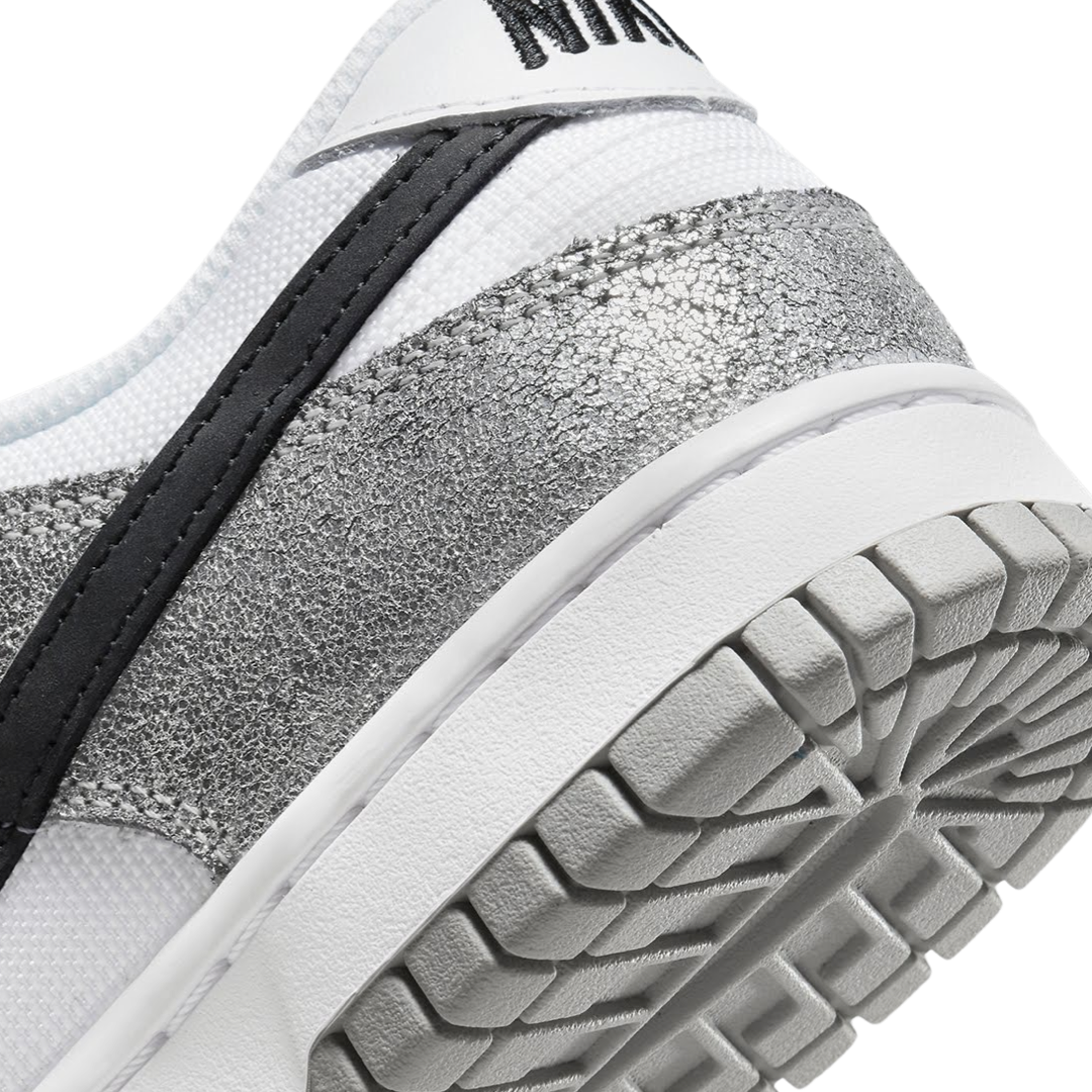 Nike Women's Dunk Low Metallic Silver Black White