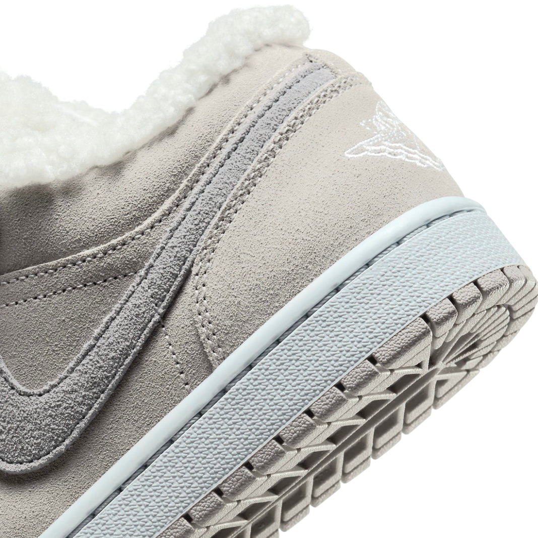 Women's Air Jordan 1 Special Edition Sherpa Fleece College Grey Particle Grey