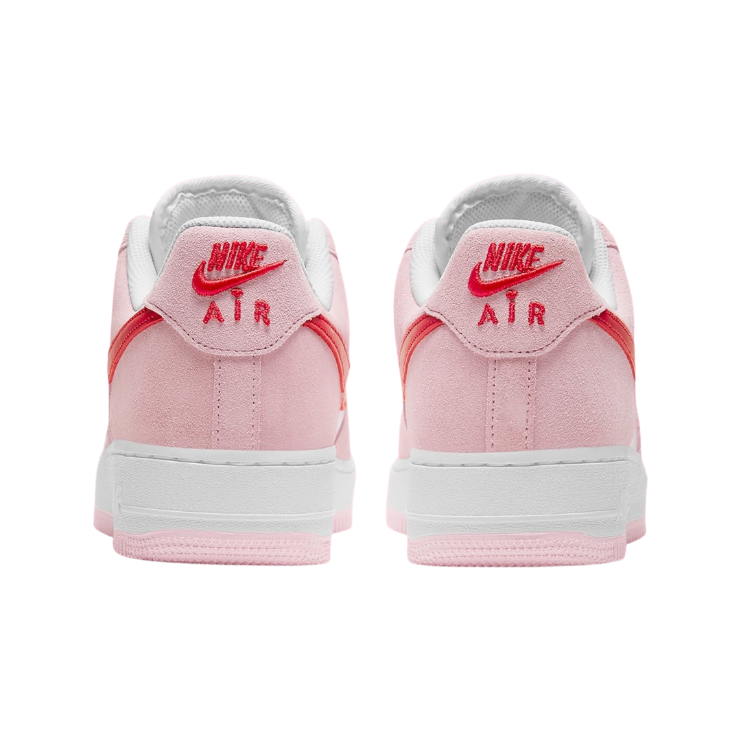 Nike Air Force 1 Low 07 QS Valentines Day Love Letter Tulip Pink University Red White