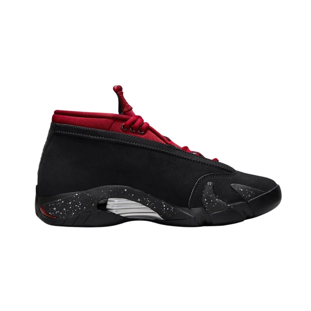 Women's Air Jordan 14 Retro Red Lipstick Black Red