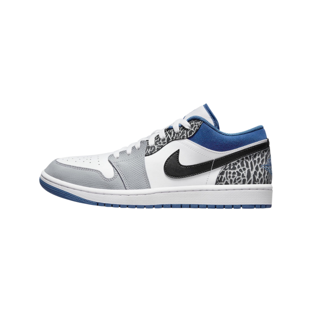 Air Jordan 1 Low Dark Marina Blue Black White