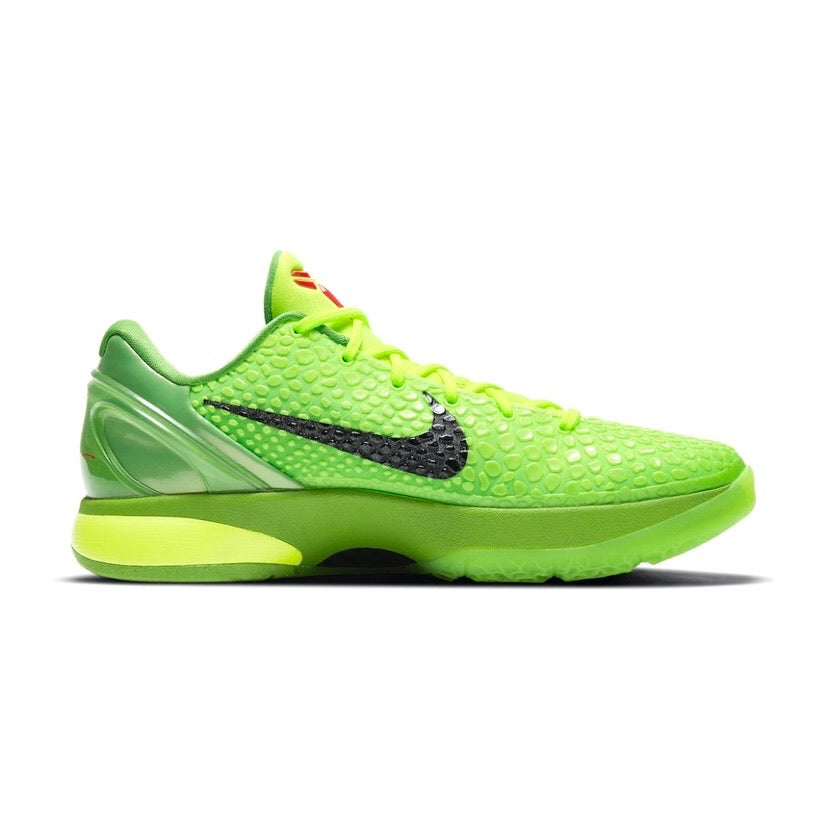 Kobe 6 Protro Grinch Apple Green Black Volt Crimson