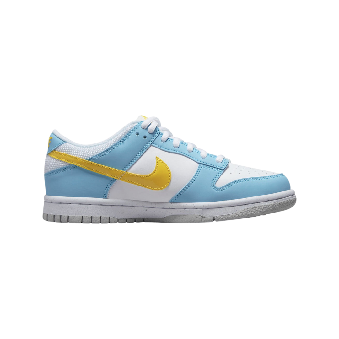 Dunk Low GS Homer Simpsons 2022 White Blue Yellow By Nike