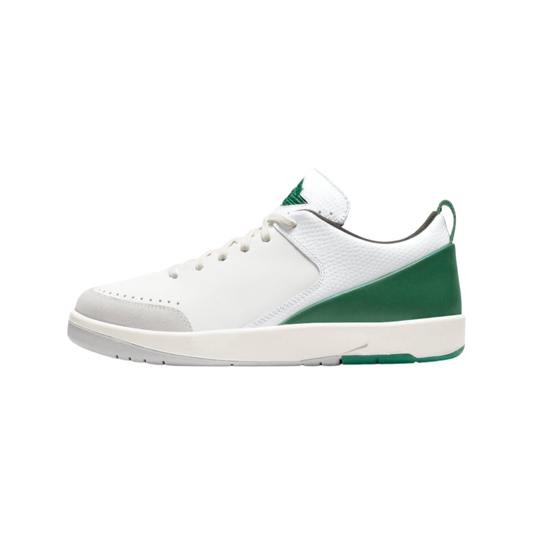 Women's Air Jordan 2 Nina Chanel Abney White Malachite Neutral Grey