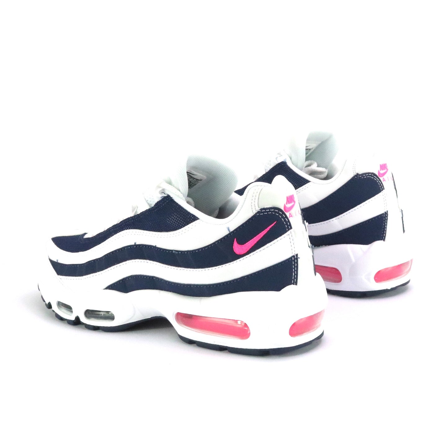 Air Max 95 White Pink Blast Midnight Navy