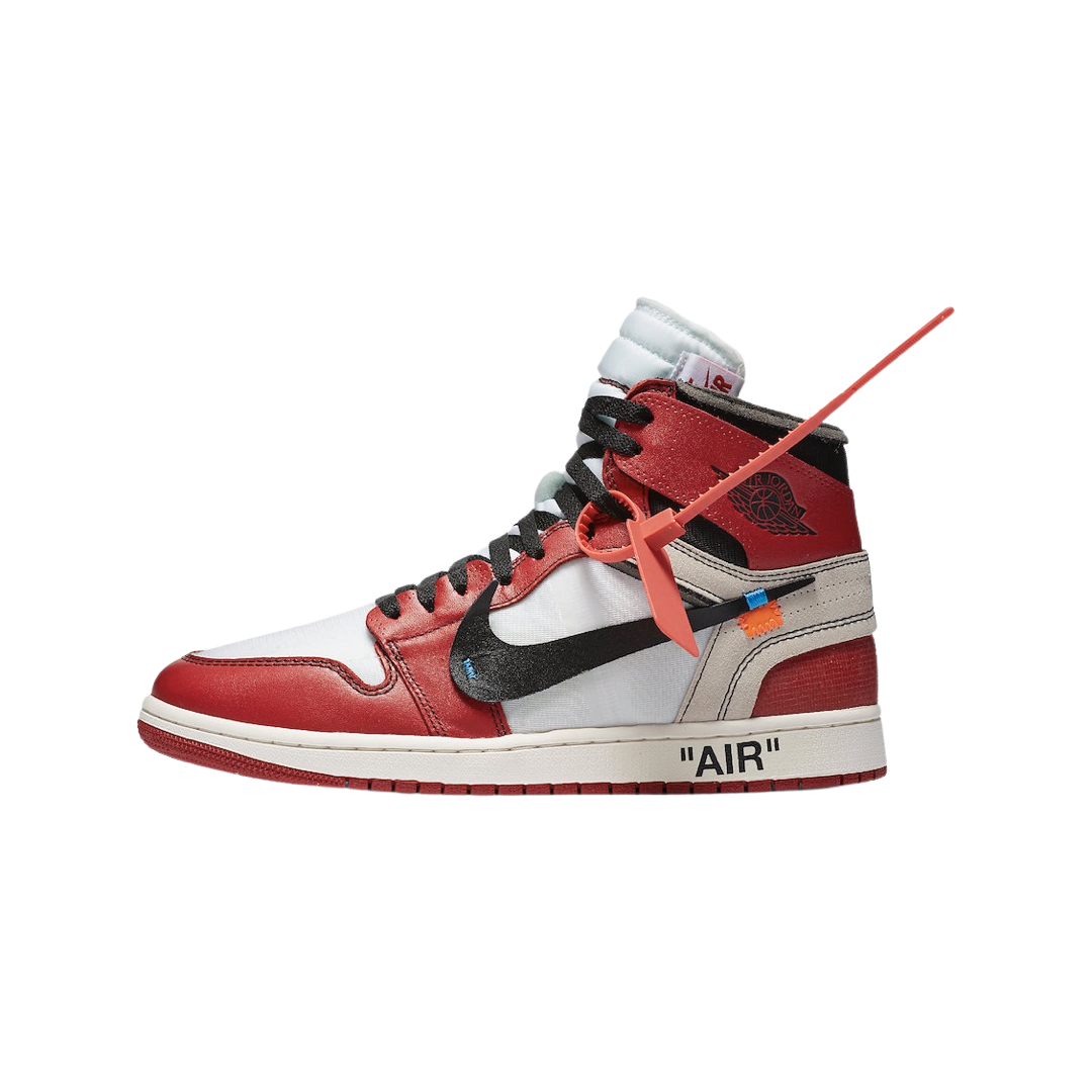 OFF-WHITE x Air Jordan 1 Retro High White Black Varsity Red