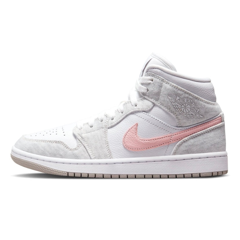 Women's Air Jordan 1 Mid Light Iron ORE Atmosphere