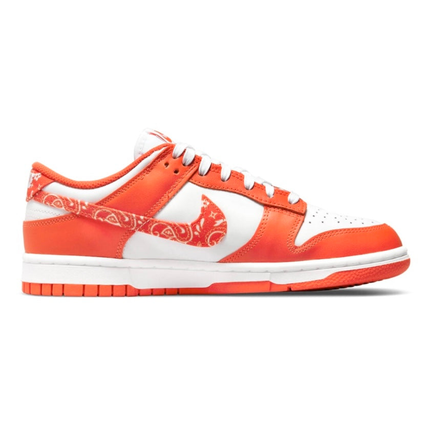 Women's Dunk Low Paisley White Rush Orange White