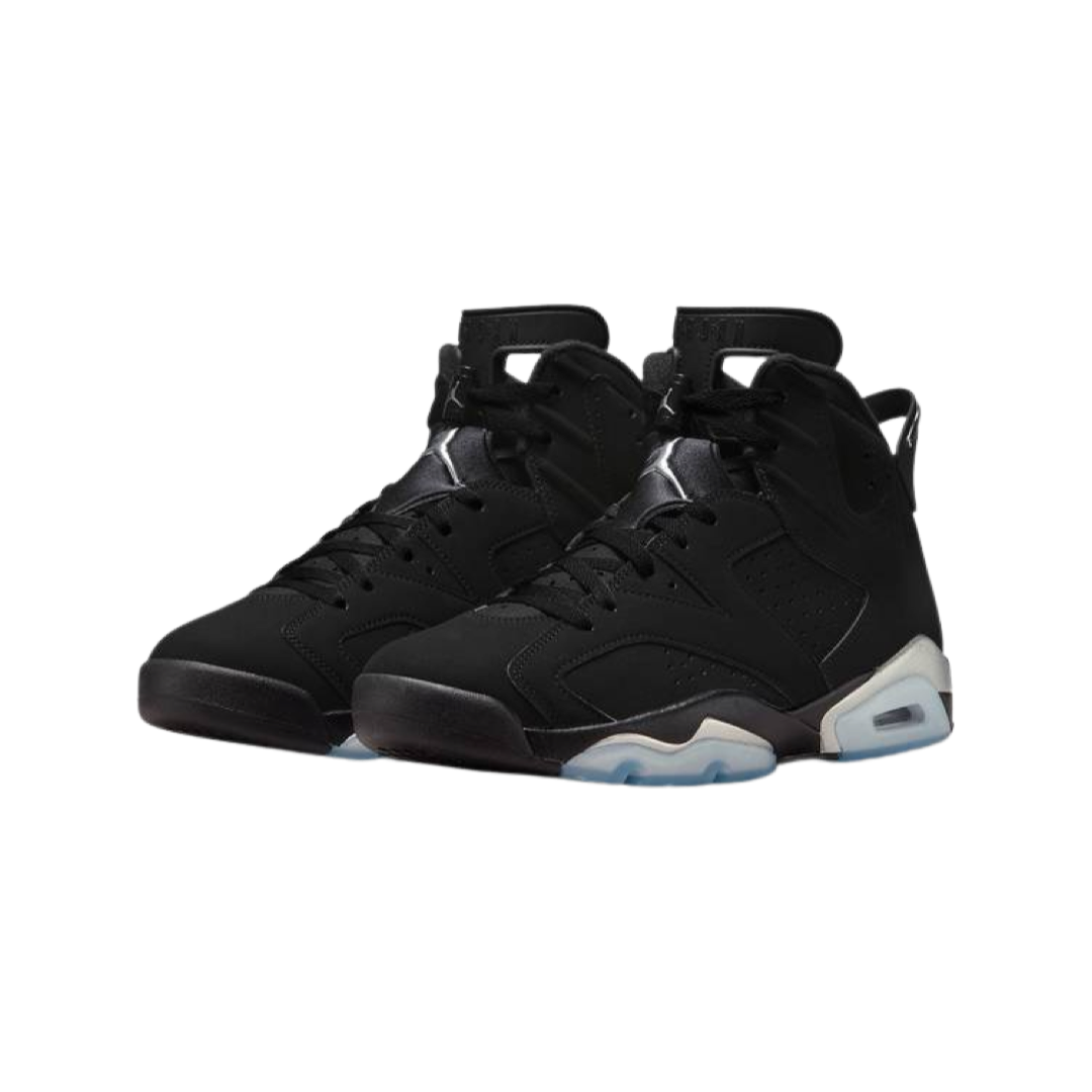 Air Jordan 6 Retro Black Metallic Silver Black