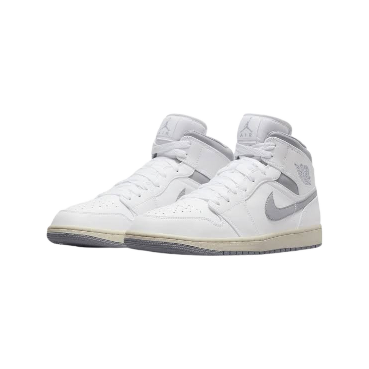 Air Jordan 1 Mid White Stealth