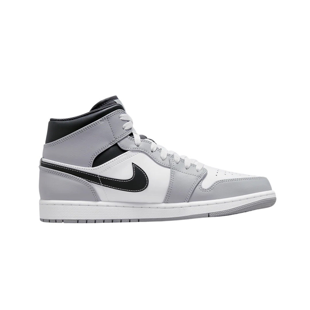 Air Jordan 1 Mid Light Smoke Grey Anthracite Black White