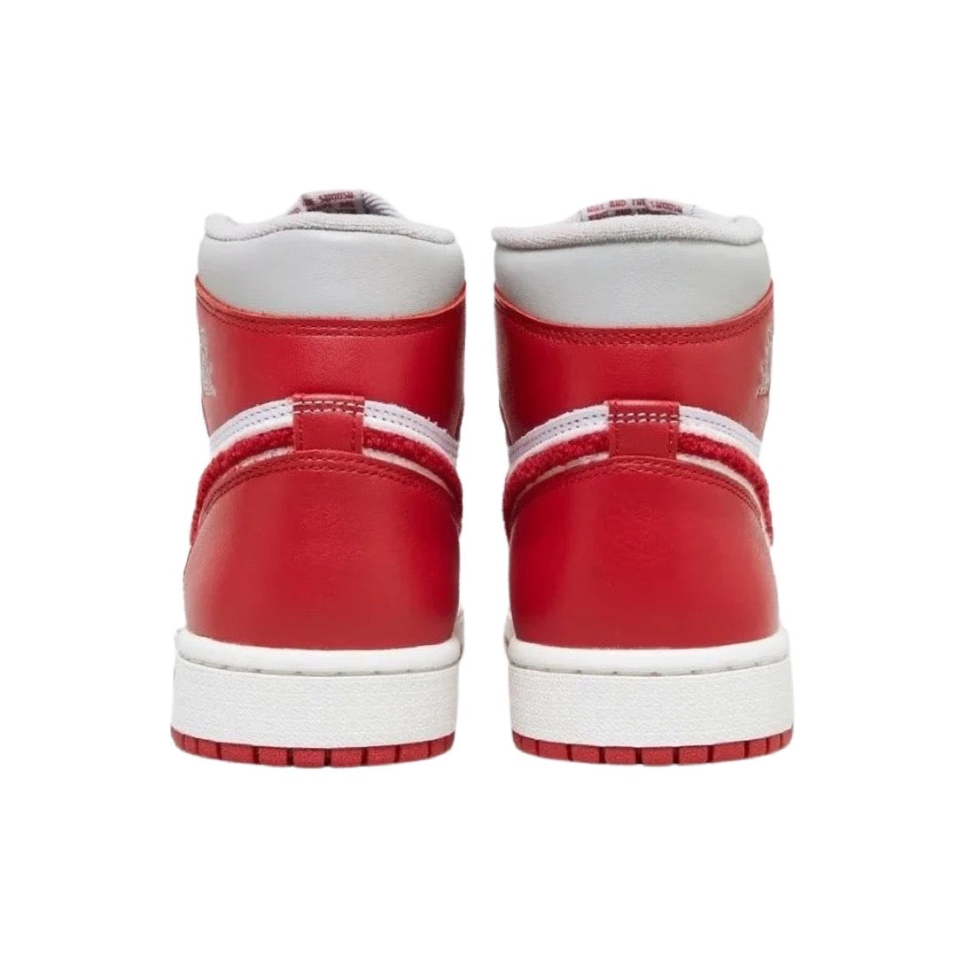 Women's Air Jordan 1 High Varsity Red Light Iron Ore Sail White