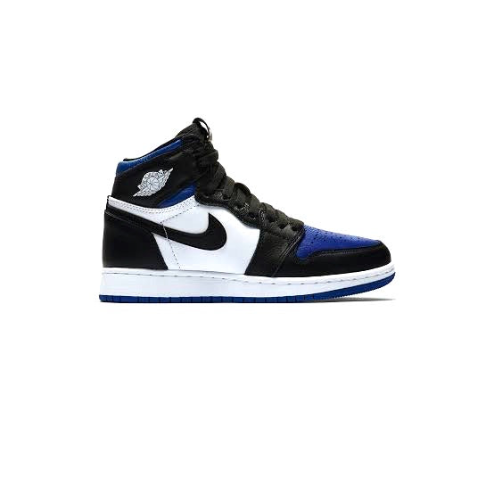 Air Jordan 1 High OG GS Royal Toe Black White Game Royal