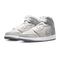 Women's Air Jordan 1 Mid Particle Grey Suede
