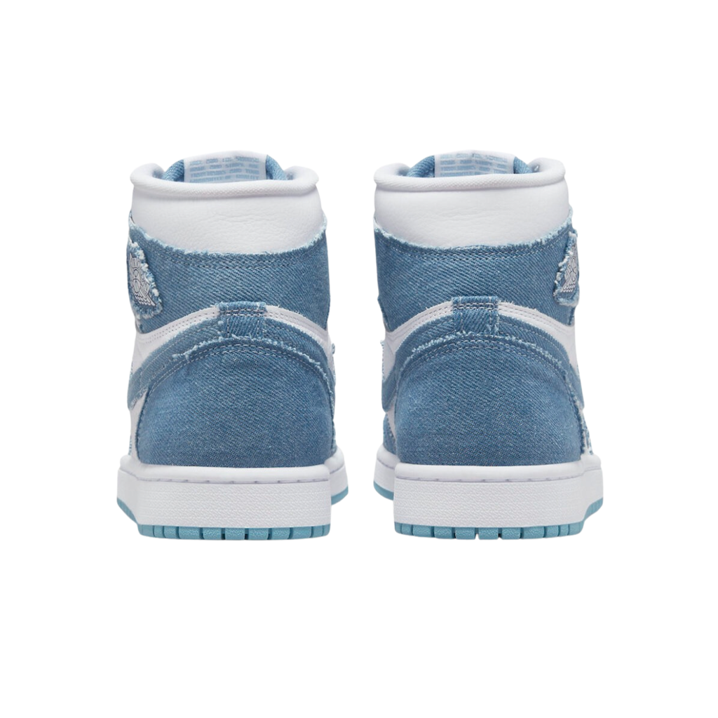 Women's Air Jordan 1 High OG Denim White Boarder Blue