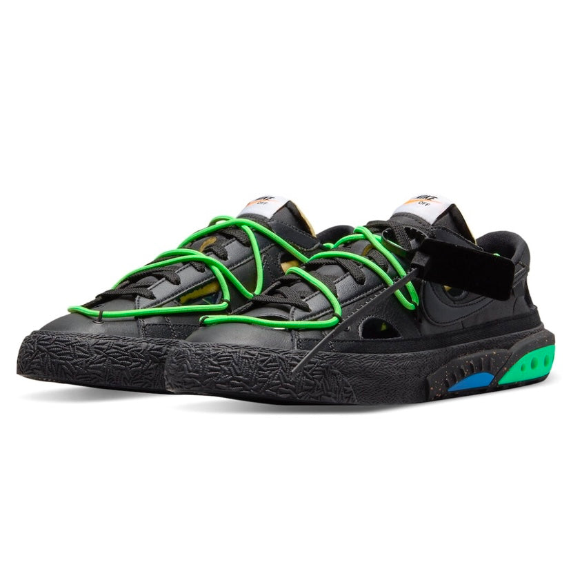 Off-White x Nike Blazer Low  Black Green