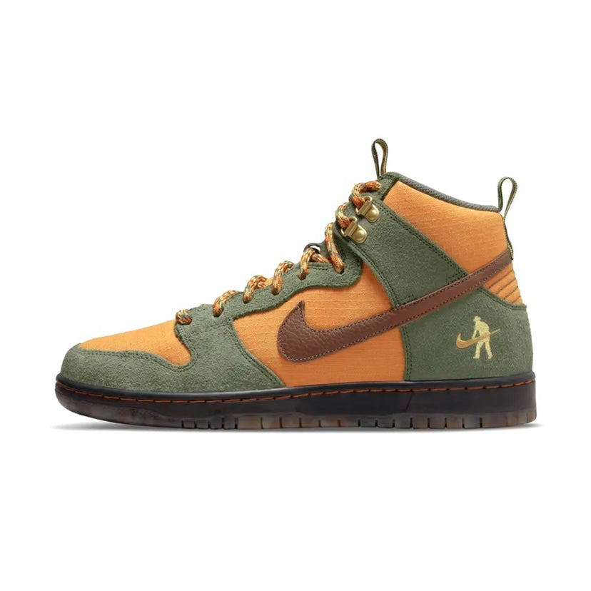 Nike SB Dunk High Pass~Port Work Boots Passport Army Green/Brown/Black