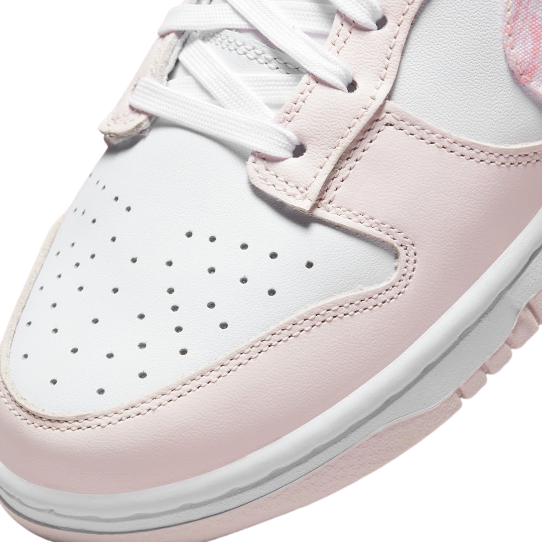 Nike Women's Dunk Low Pink Paisley White Pearl Pink Medium Soft Pink