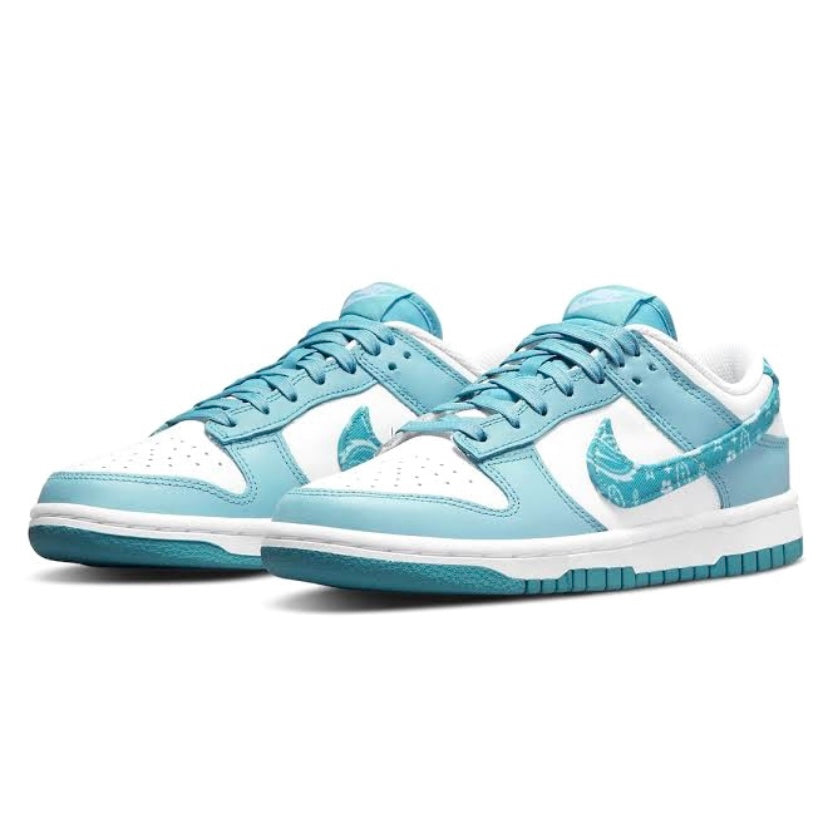 Women's Dunk Low Blue Paisley Blue White