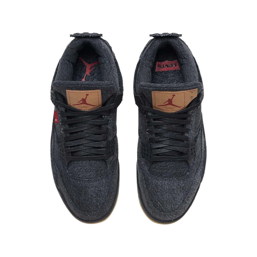 Air Jordan 4 Retro Levis Black Denim (Blank Tag)