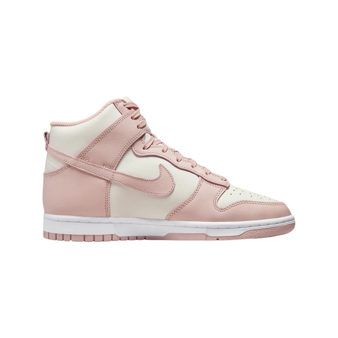 Women's Nike Dunk High Pink Oxford Phantom Pink Oxford White DD1869-003