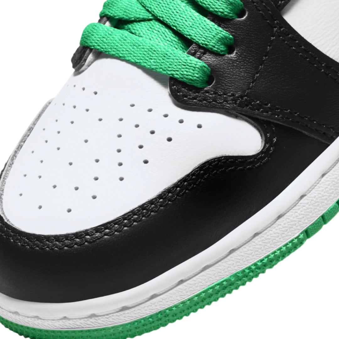 Air Jordan 1 High GS Lucky Green Black White