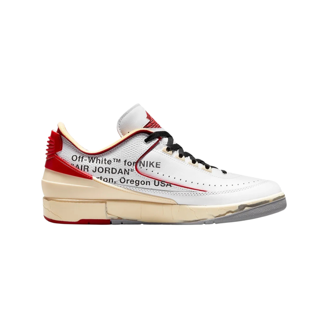 Off-White x Air Jordan 2 Retro Low SP White Varsity Red