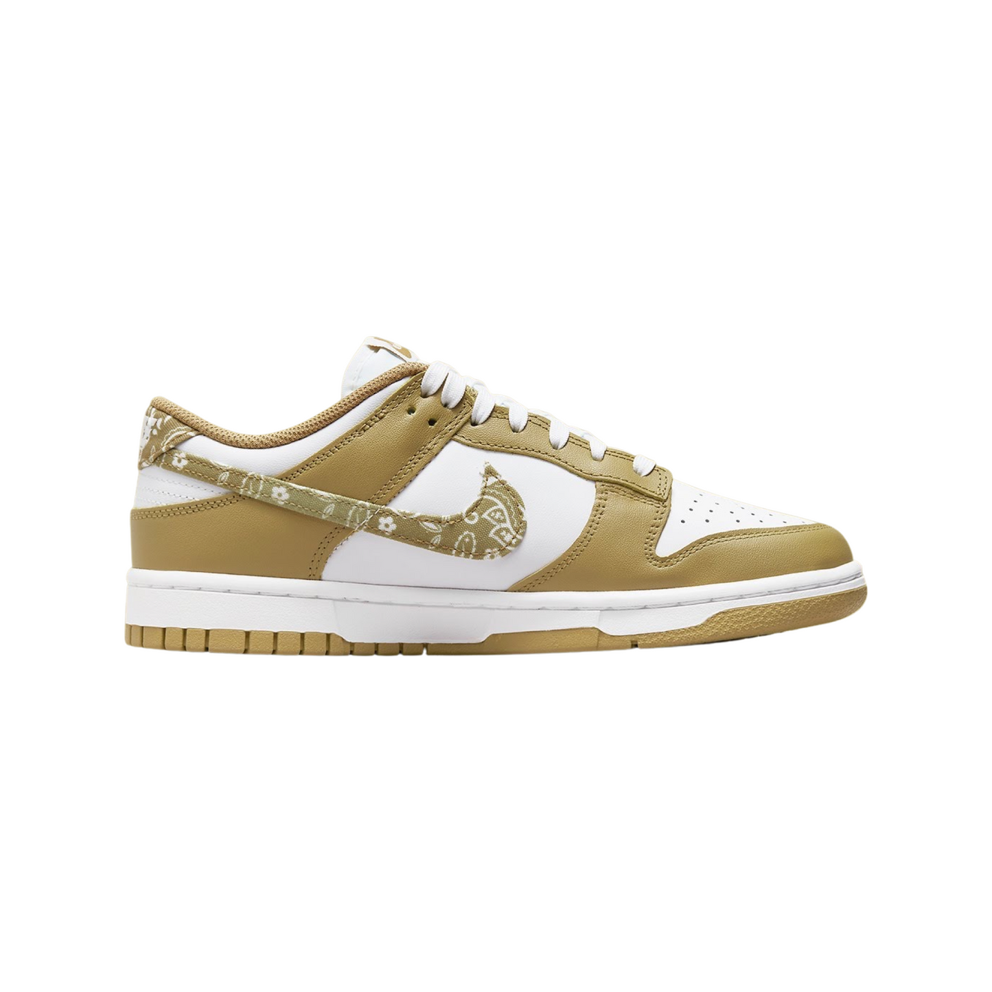 Women's Dunk Low Tan Paisley White