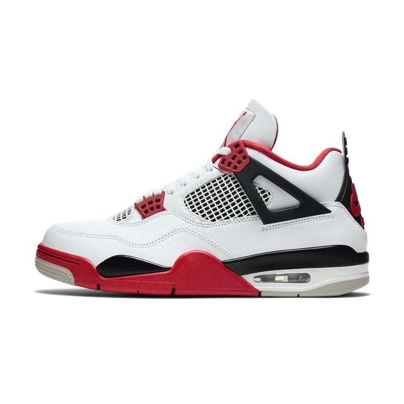 Air Jordan 4 Retro Fire Red (2020) White Fire Red Tech Grey