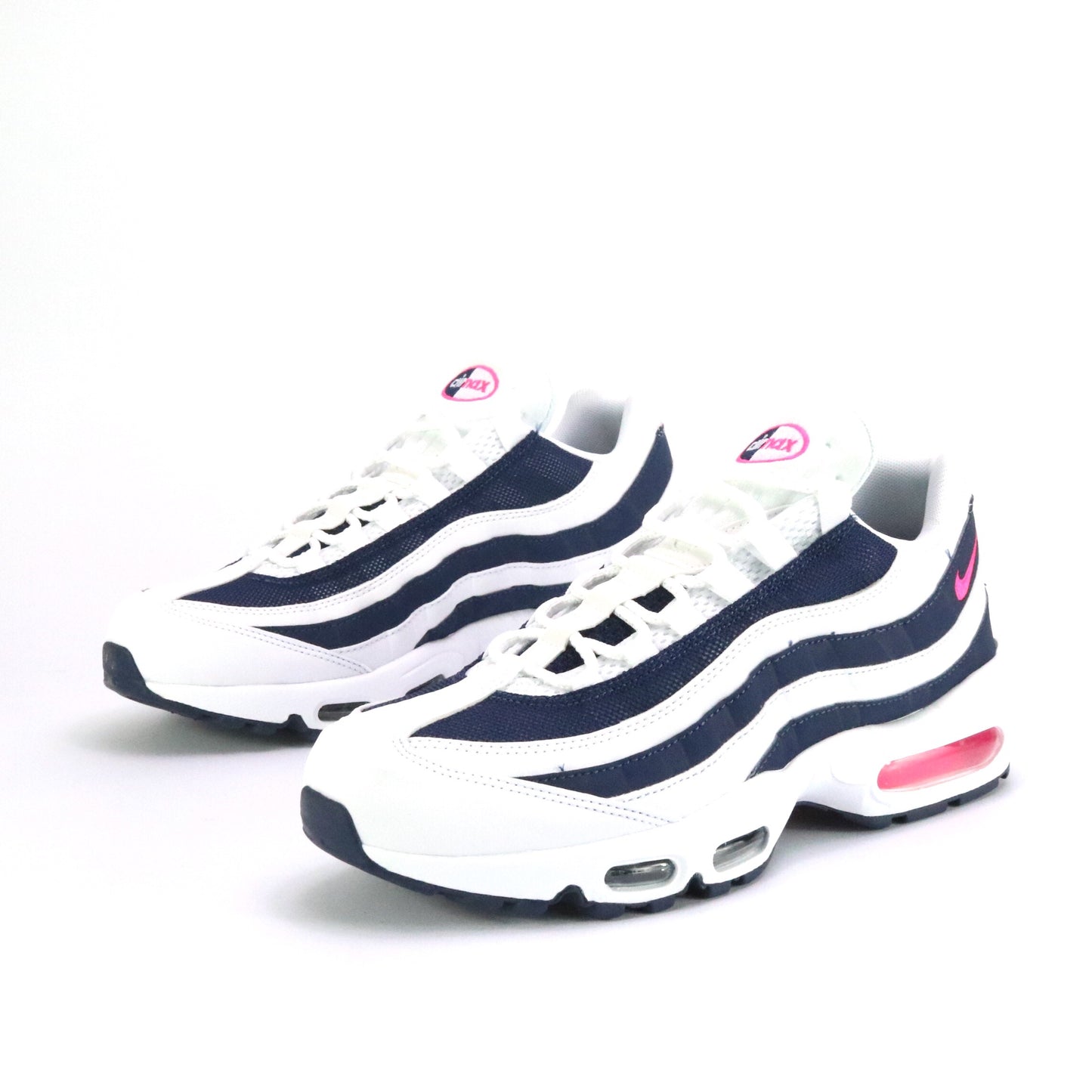 Air Max 95 White Pink Blast Midnight Navy